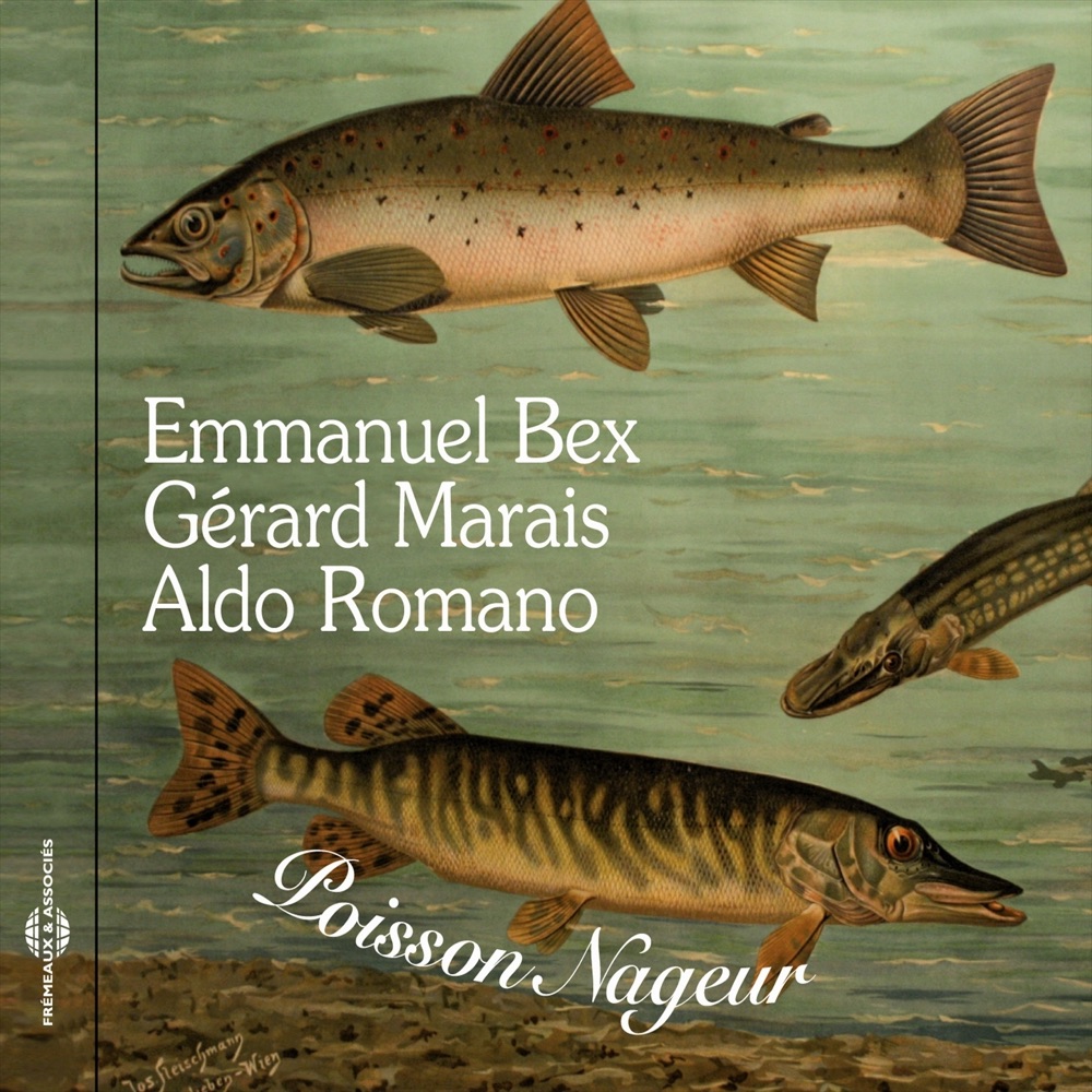 Обложка альбома «Poisson Nageur» — Aldo Romano, Emmanuel Bex & Gérard Marais