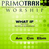 Cover art for What If (Low Key: Am - Performance Backing Track) by Primotrax Worship