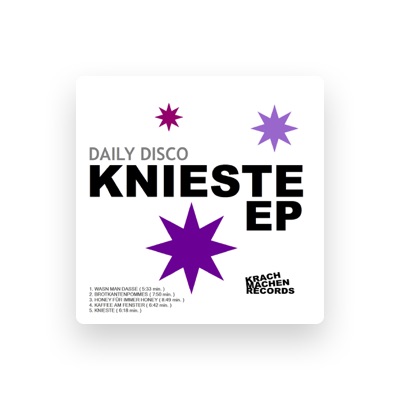 Hör dir Daily Disco an, schau dir Musikvideos an, lies die Biografie, finde Tourdaten und mehr!