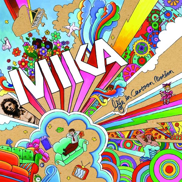 MIKA Life In Cartoon Motion Album Cover