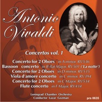 Antonio Vivaldi. Viola D'amore Moncerto in C Minor, RV 394 - Single - Leningrad Chamber Orchestra & Lazar Gosman
