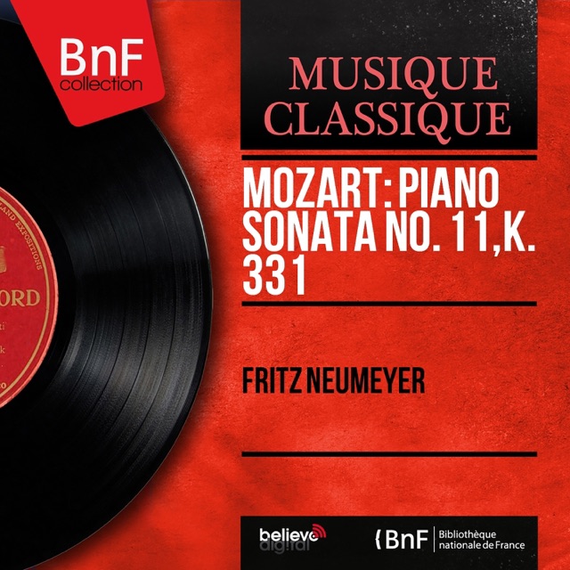 Mozart: Piano Sonata No. 11, K. 331 (Mono Version) - EP