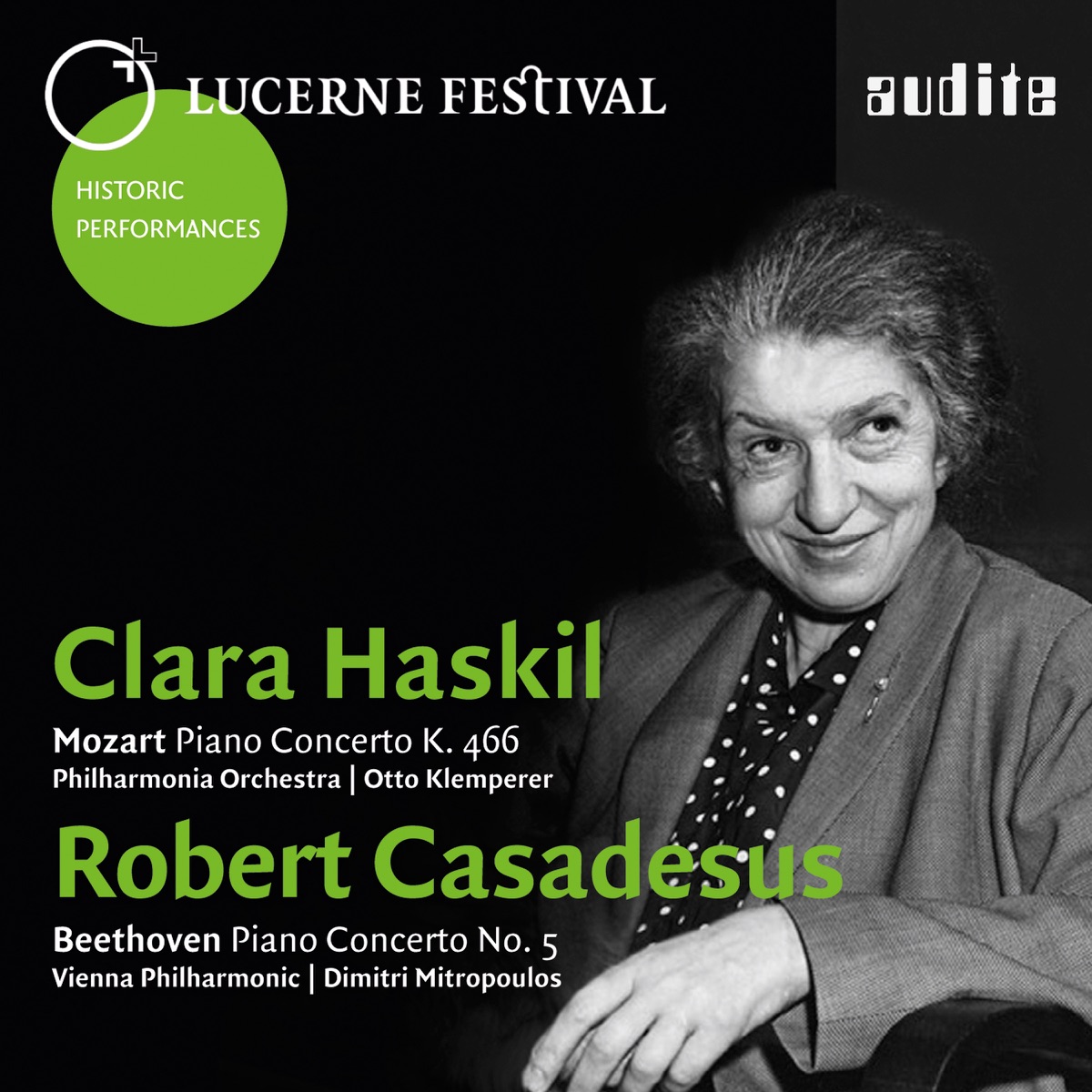 Mozart: Piano Concerto No. 20, K. 466 - Beethoven: Piano Concerto No. 5, Op. 73 'Emperor' (Lucerne Festival Historic Performances, Vol. 1)