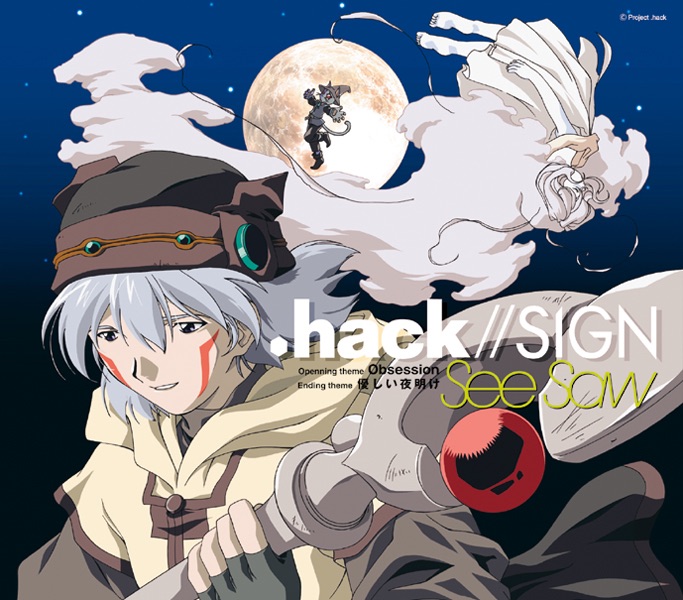 Hack SIGN Anime OST #1 Original Soundtrack Cracked Case US Release