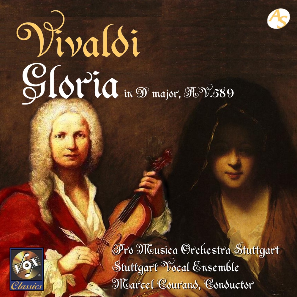 Обложка альбома «Vivaldi: Gloria, RV 589» — Marcel Courand, Stuttgart Vocal Ensemble, Pro Musica Orchestra Stuttgart, Margarethe Bence & Friederike Sailer
