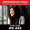 We Are (Performance Tracks) - EP