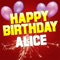Happy Birthday Alice (Traditional Version) - White Cats Music lyrics