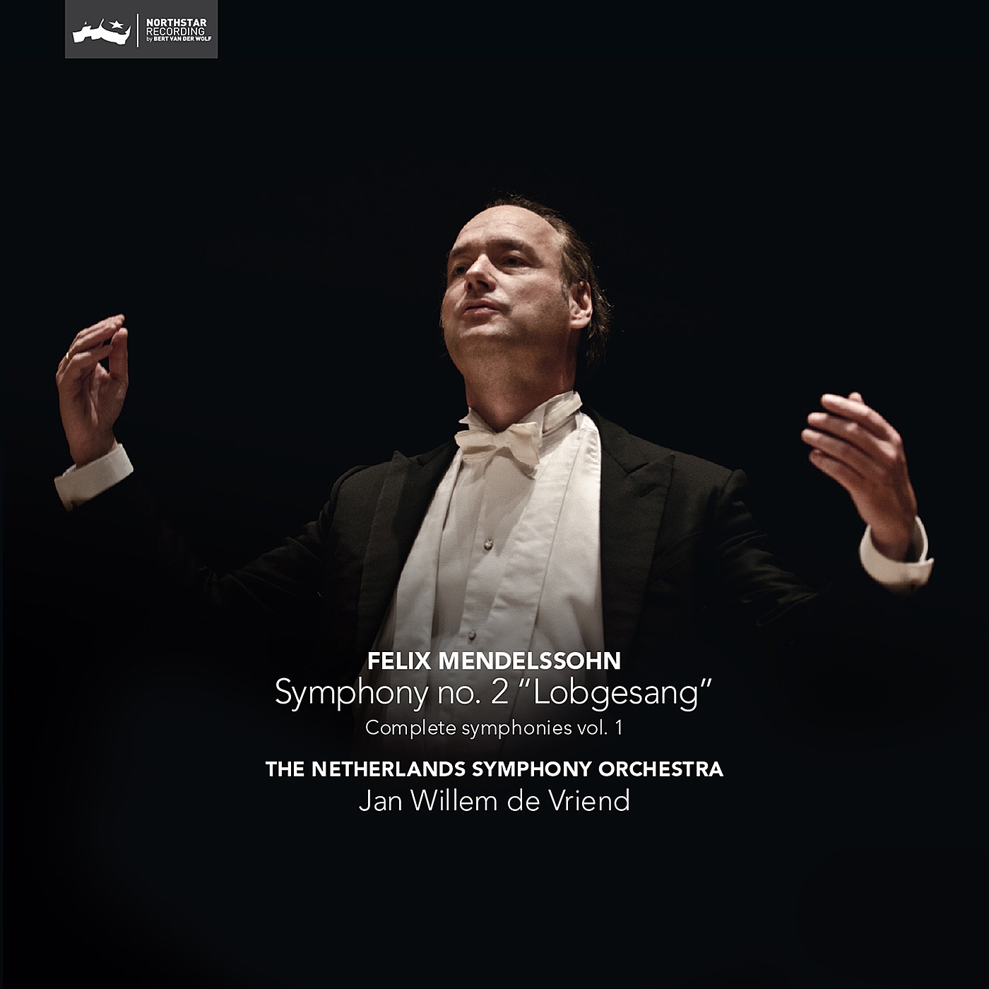 Mendelssohn: Symphony No. 2 "Lobgesang" by Jan Willem de Vriend & The Netherlands Symphony Orchestra album cover