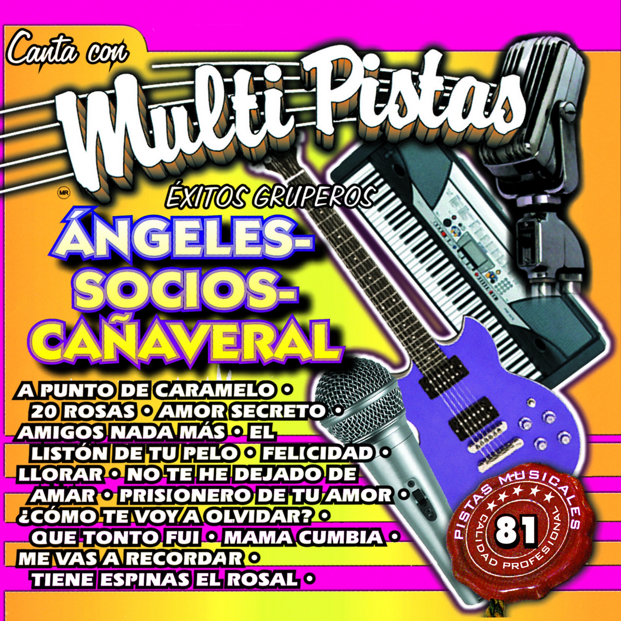 Canta Con Multi Pistas Éxitos Gruperos De Ángeles - Socios - Cañaveral (Karaoke Versions)