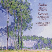 Dukas: Piano Sonata - Decaux: Clairs de Lune artwork