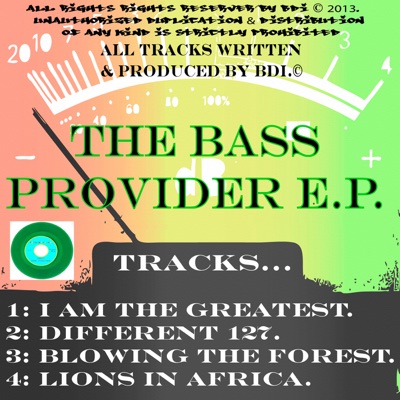The Bass Provider E.P. - EP