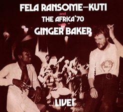 LIVE WITH GINGER BAKER cover art