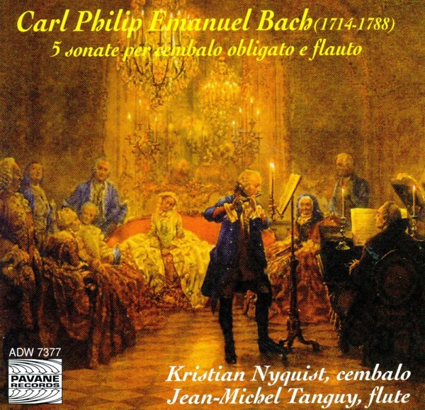 C. P. E. Bach: 5 Sonate per cembalo obligato e flauto