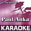 Karaoke in the Style of Paul Anka - EP