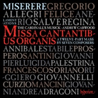 Allegri: Miserere & the Music of Rome - The Cardinall's Musick & Andrew Carwood