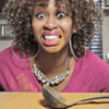 GloZell's Cinnamon Challenge - GloZell Green