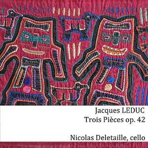 J. Leduc: 3 Pièces for Cello Solo Op. 42 - Single