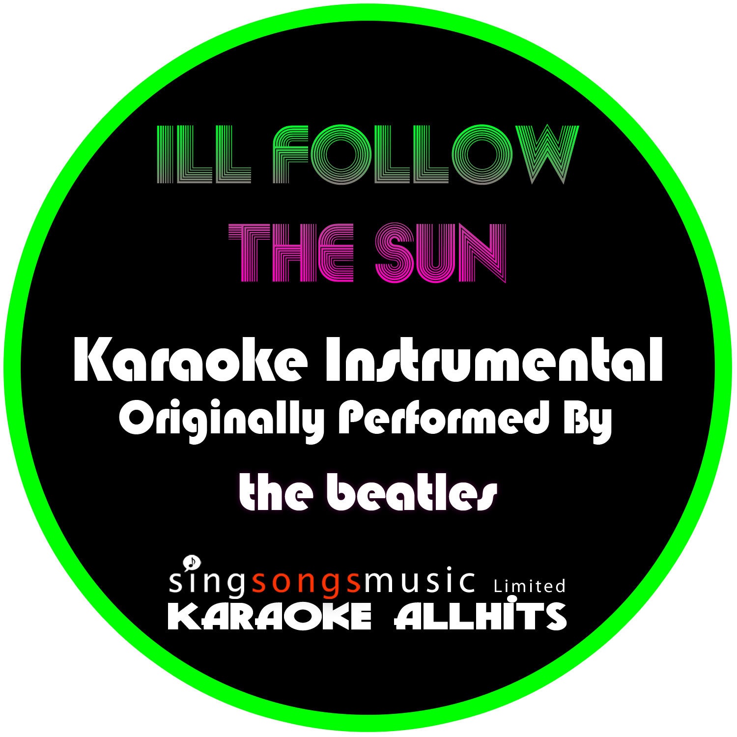 Ill Follow the Sun (Originally Performed By The Beatles) [Instrumental Version] - Single