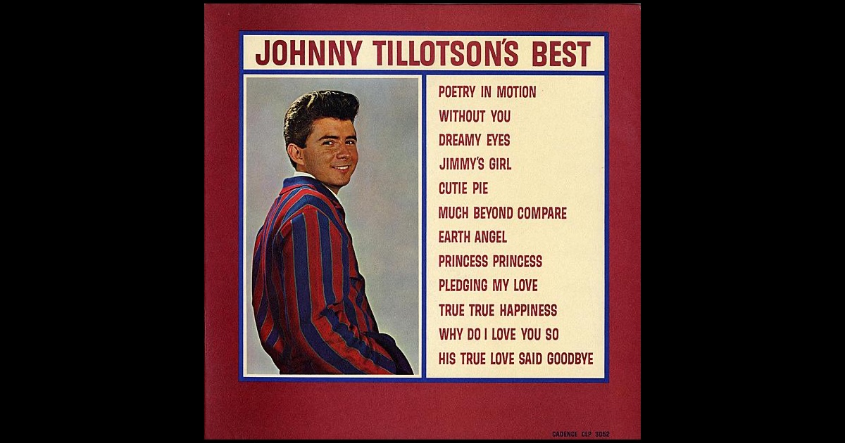 Johnny Tillotson - Poetry In Motion / Princess, Princess Johnny Tillotson - Poetry In Motion / Princess, Princess