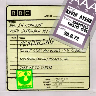 BBC In Concert (Hampstead Theatre Club, 20th September 1972) - Kevin Ayers