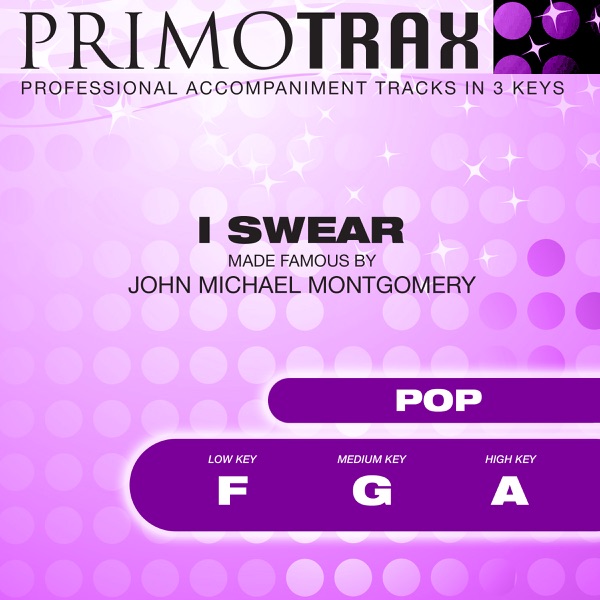 I Swear - Pop Primotrax - Performance Tracks - EP