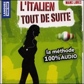 Audiobook cover for L'italien tout de suite ! by Alessandra Chiodelli-McCavanna