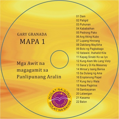 Mapa 1: Mga Awit Na Magagamit Sa Panlipunang Aralin, Vol. 1