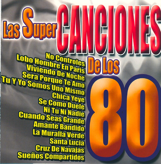 Los Chicos del Ayer Las Super Canciones de los 80 Album Cover