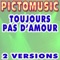 Toujours pas d'amour (Version avec voix) - Pictomusic Karaoké lyrics