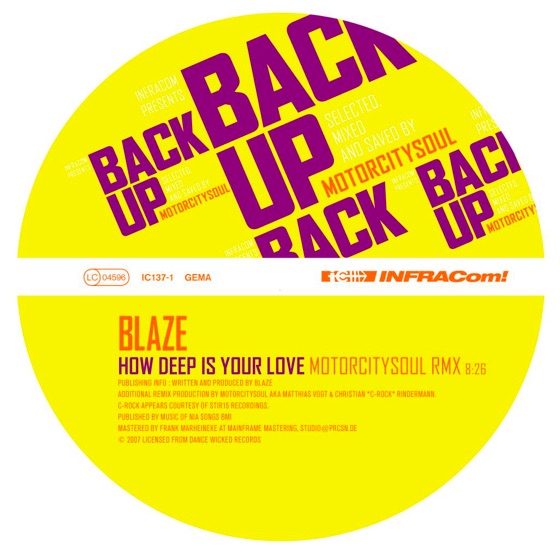 Cover artwork for How Deep Is Your Love (Motorcitysoul Rmx)