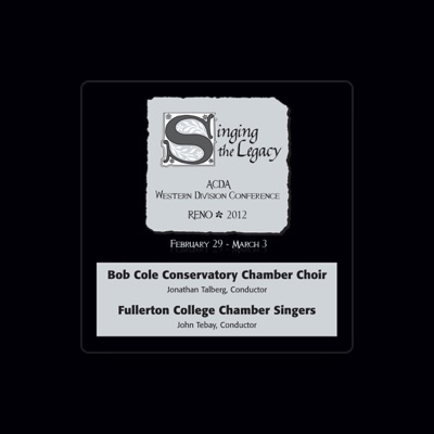 Listen to Bob Cole Conservatory Chamber Choir, watch music videos, read bio, see tour dates & more!