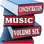 Cover art for Concentration Music (Study Music, Volume Six) by Concentration Music Company