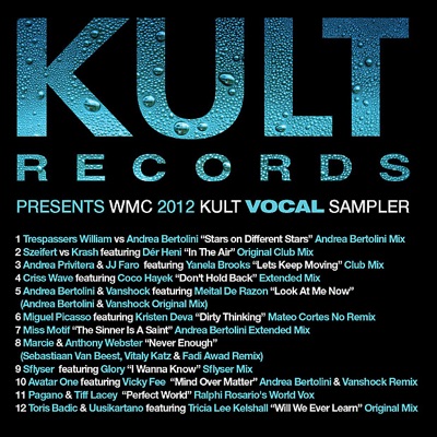 KULT Records Presents: WMC VOCALS 2012 (1 Of 2 WMC Samplers)