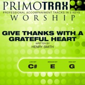 Give Thanks With a Grateful Heart - Worship Primotrax - Performance Tracks - EP artwork