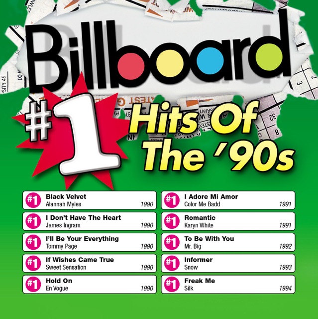 Billboard: #1 Hits of the 90's Album Cover