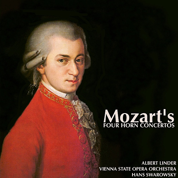 Обложка альбома «Mozart's Four Horn Concertos» — Albert Linder, Orchestra of the Vienna State Opera & Hans Swarowsky