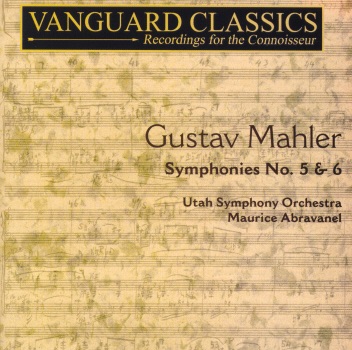 Обложка альбома «Mahler: Symphonies No. 5 & 6» — Maurice Abravanel & Utah Symphony
