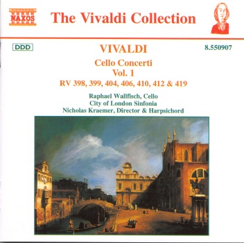 Vivaldi: Cello Concerti Rv 398, 399, 404, 406, 410, 412 & 419