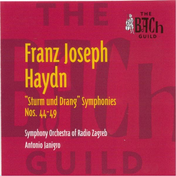 Обложка альбома «Haydn: "Sturm und Drang" Symphonies (Nos. 44 - 49)» — Antonio Janigro & Zagreb Radio Symphony Orchestra