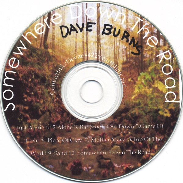 Обложка альбома «Somewhere Down The Road» — Dave Burns