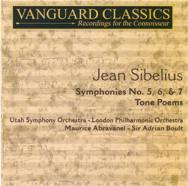 Обложка альбома «Sibelius: Tone Poems & Symphonies 5 - 7» — Utah Symphony Orchestra