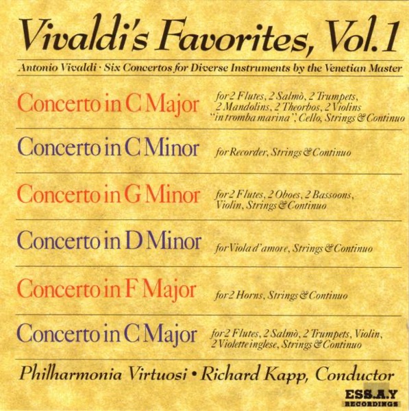 Vivaldi's Favorites - Vol. 1