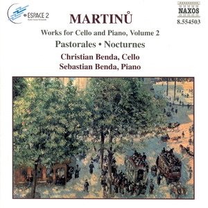 Martinů: Works for Cello & Piano, Vol. 2