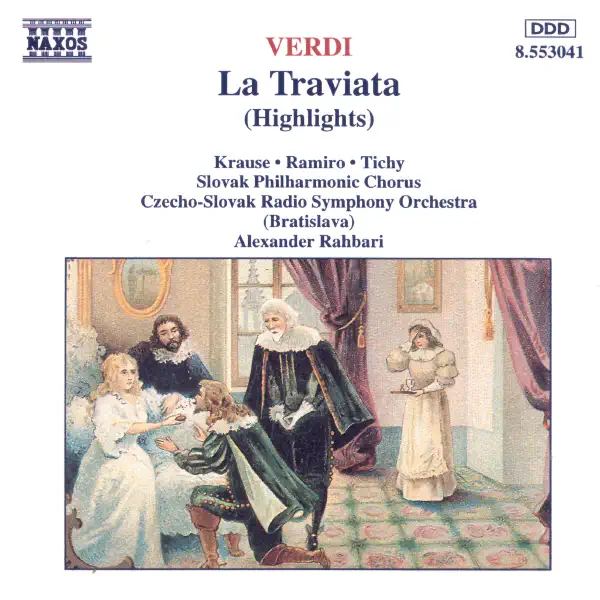 La Traviata: Act I: Brindisi: Libiamo Ne'lieti Calici, "Drinking Song" (Alfredo, Chorus, Violetta) — G. Verdi