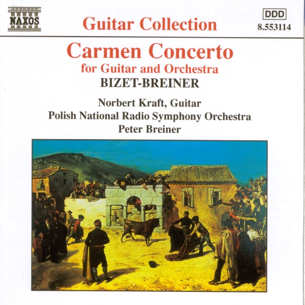 Обложка альбома «Bizet & Breiner: Carmen Concerto - Granados: Valses Poeticos» — Norbert Kraft, Peter Breiner & Polish National Radio Symphony Orchestra