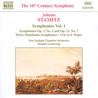 Stamitz: Symphonies, Vol. 1 - New Zealand Chamber Orchestra & Donald Armstrong
