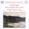 Konstantin Scherbakov, Moscow Symphony Orchestra & Vladimir Ziva - Medtner: Piano Concertos Nos. 1 and 3 artwork