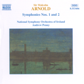 Arnold: Symphonies Nos. 1 and 2 - National Symphony Orchestra of Ireland &amp; Andrew Penny Cover Art