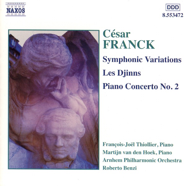 Обложка альбома «Franck: Symphonic Variations; Piano Concerto No. 2» — Francois-Joël Thiollier, Martijn Van Den Hoek, Arnhem Philharmonic Orchestra & Roberto Benzi