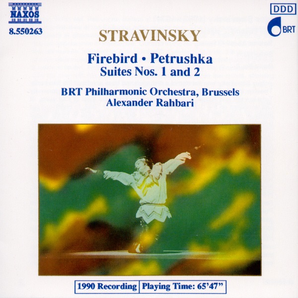 Обложка альбома «Stravinsky: The Firebird Suite, Petrushka, Suites 1 & 2» — Alexander Rahbari & Belgian Radio and Television Philharmonic Orchestra